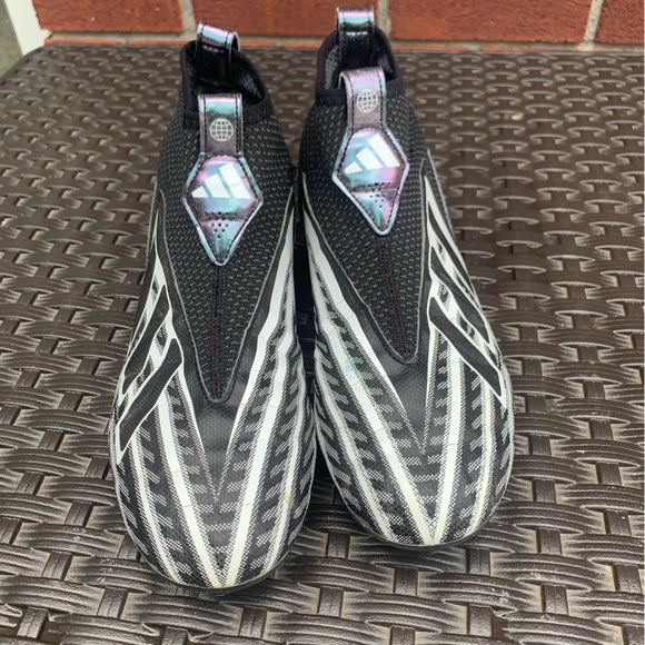 Adidas Freak football cleats, slip on high top molded cleats, men’s size 7.5 - Picture 4 of 7